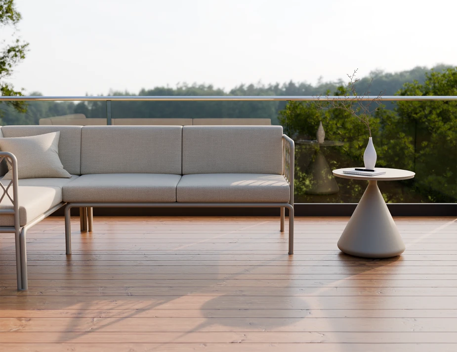 Kora Side Table - Outdoor - Latte