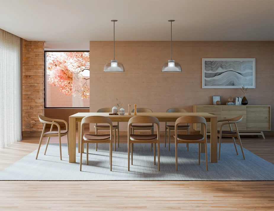 Pier Dining Table - Solid Oak - 240 x 100cm