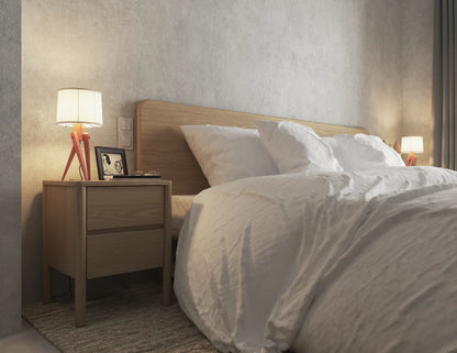 Nordica Bed Frame - Solid Oak