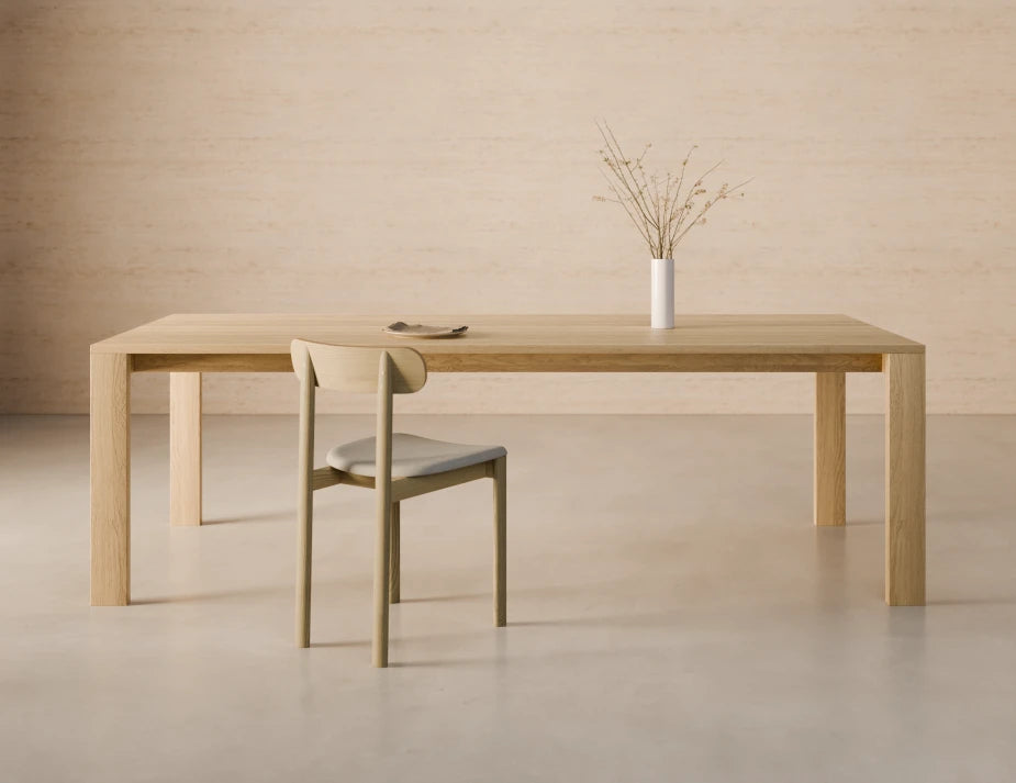 Pier Dining Table - Solid Oak - 240 x 100cm