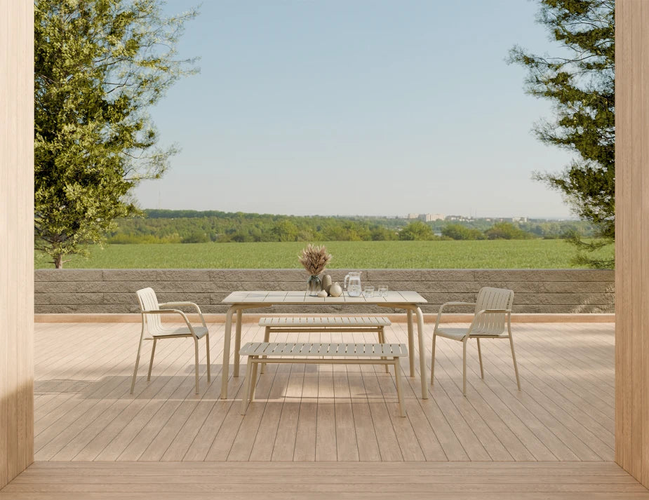 Roku Armchair - Outdoor - Latte