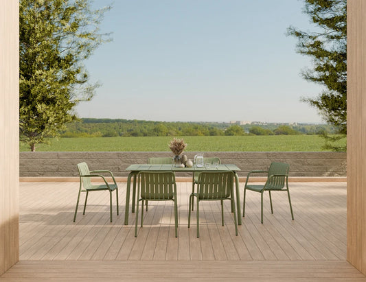 Roku Armchair - Outdoor - Eucalyptus Green