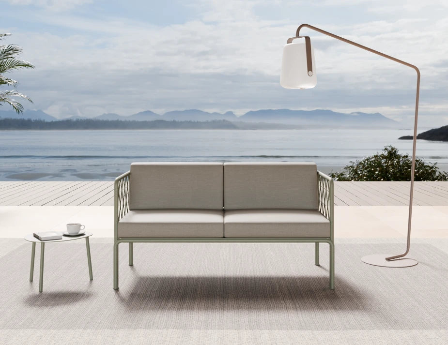Seville 2 Seater Sofa - Eucalyptus Green - Outdoor