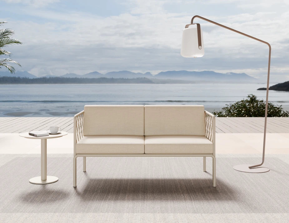 Seville 2 Seater Sofa - Latte - Outdoor