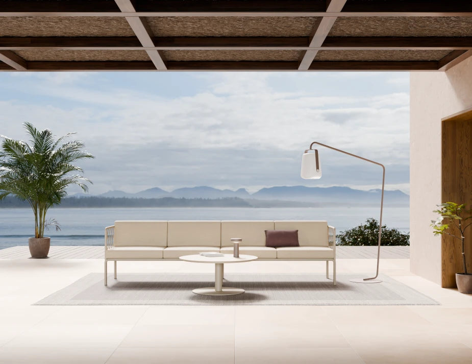 Seville 4 Seater Sofa - Latte - Outdoor