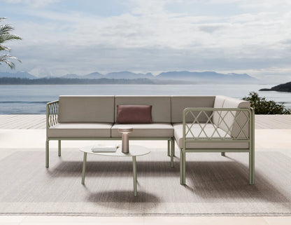 Seville Config B Corner Sofa - Eucalyptus Green - Outdoor