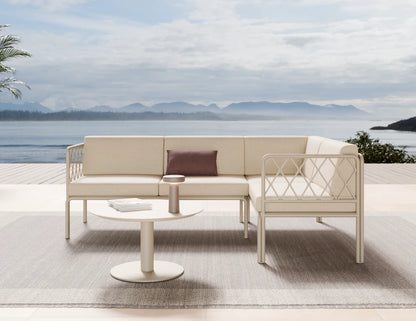 Seville Config B Corner Sofa - Latte - Outdoor