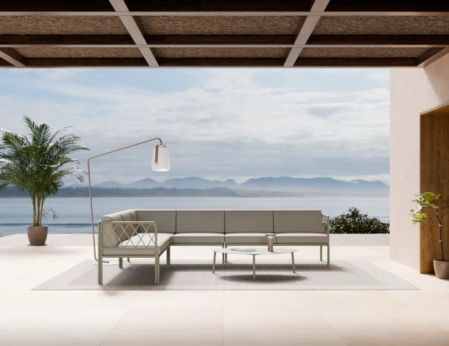Seville Config C Corner Sofa - Eucalyptus Green - Outdoor