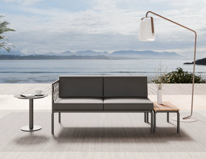 Seville Config E - 2 Seater Sofa - Charcoal - Outdoor