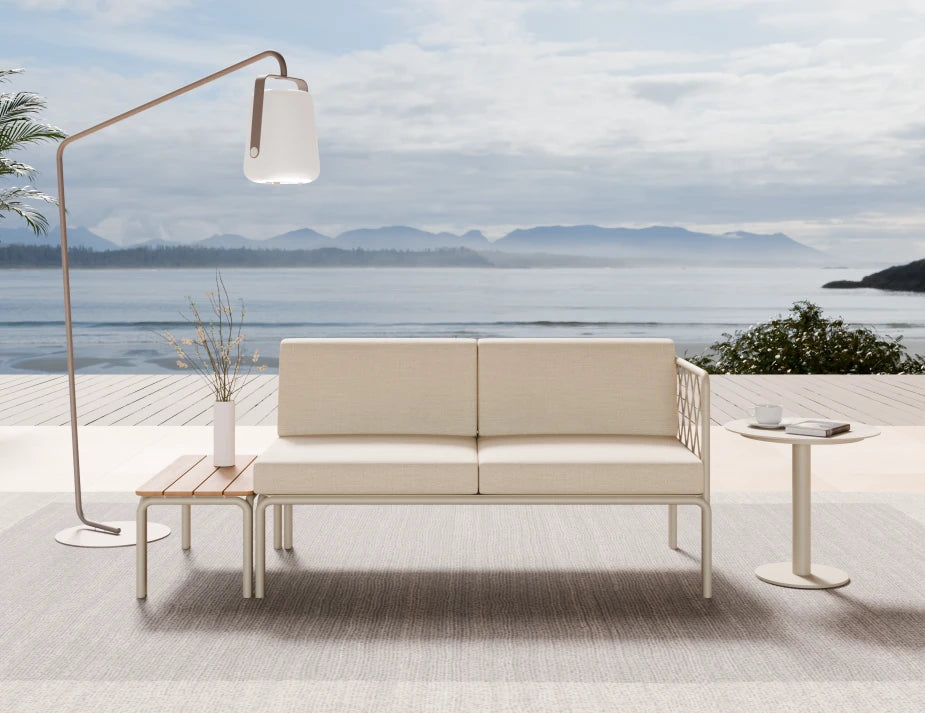 Seville Config F - 2 Seater Sofa - Latte - Outdoor