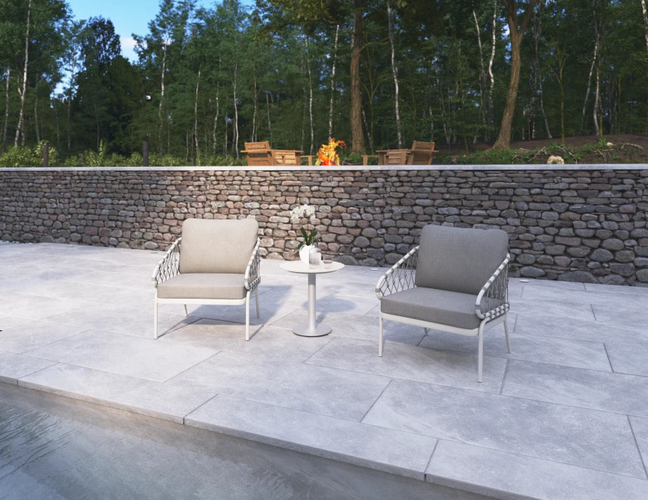 Kara Lounge Chair - Outdoor - Single - White