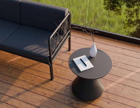 Kora Side Table - Outdoor - Charcoal