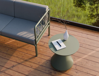 Kora Side Table - Outdoor - Eucalyptus Green
