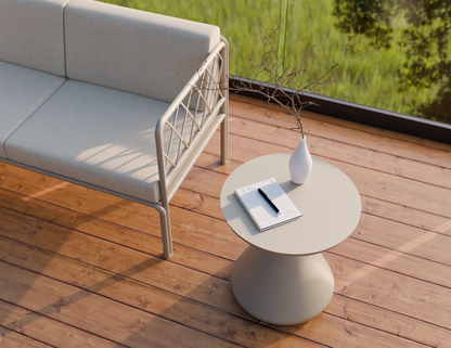 Kora Side Table - Outdoor - Latte