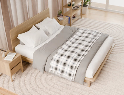 Nordica Bed Frame - Solid Oak