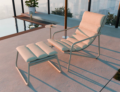 Paloma Footrest - Outdoor - Latte