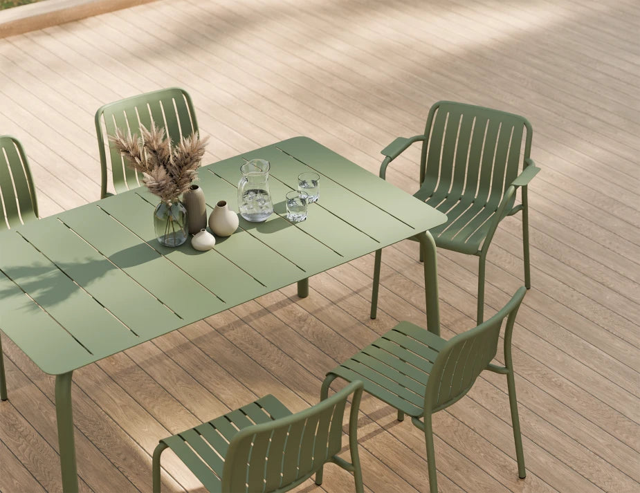 Roku Armchair - Outdoor - Eucalyptus Green