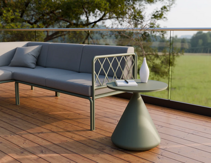 Kora Side Table - Outdoor - Eucalyptus Green
