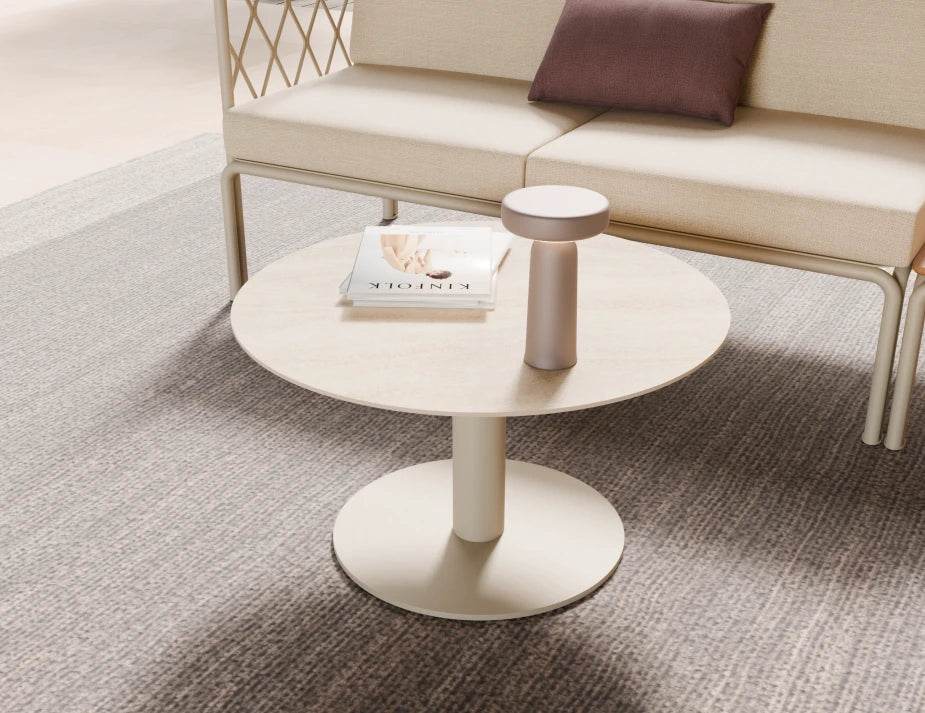 Loma Coffee Table Latte 70cm - Outdoor - Dune Ceramic Top