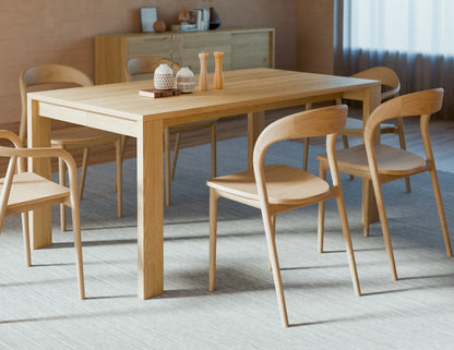 Pier Dining Table - Solid Oak - 160 x 90cm