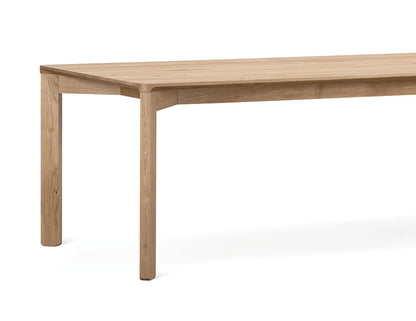 Lasu Dining Table - Natural Oak -  200cm X 100cm - by TON
