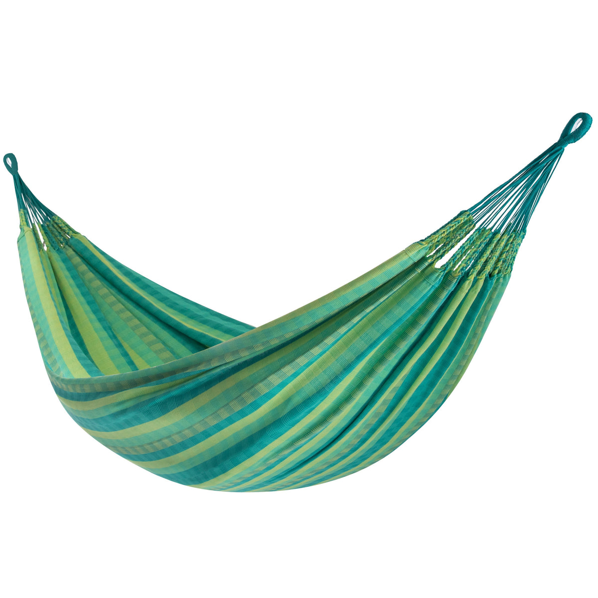 Vivere Latin Double Cotton Hammock - Viridis