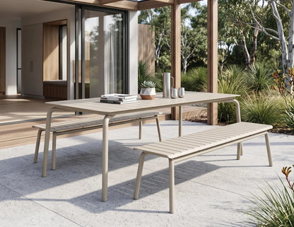 Roku Bench 190cm - Outdoor - Latte