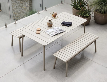 Roku Dining Table 160cm - Outdoor - Latte