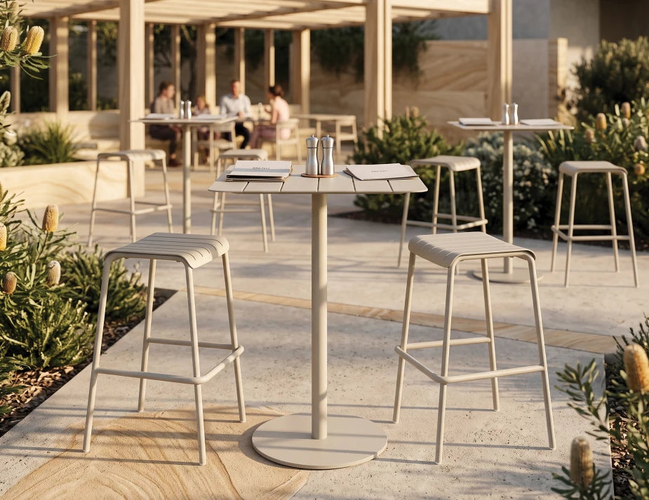 Roku High Bar Table - Outdoor - Latte