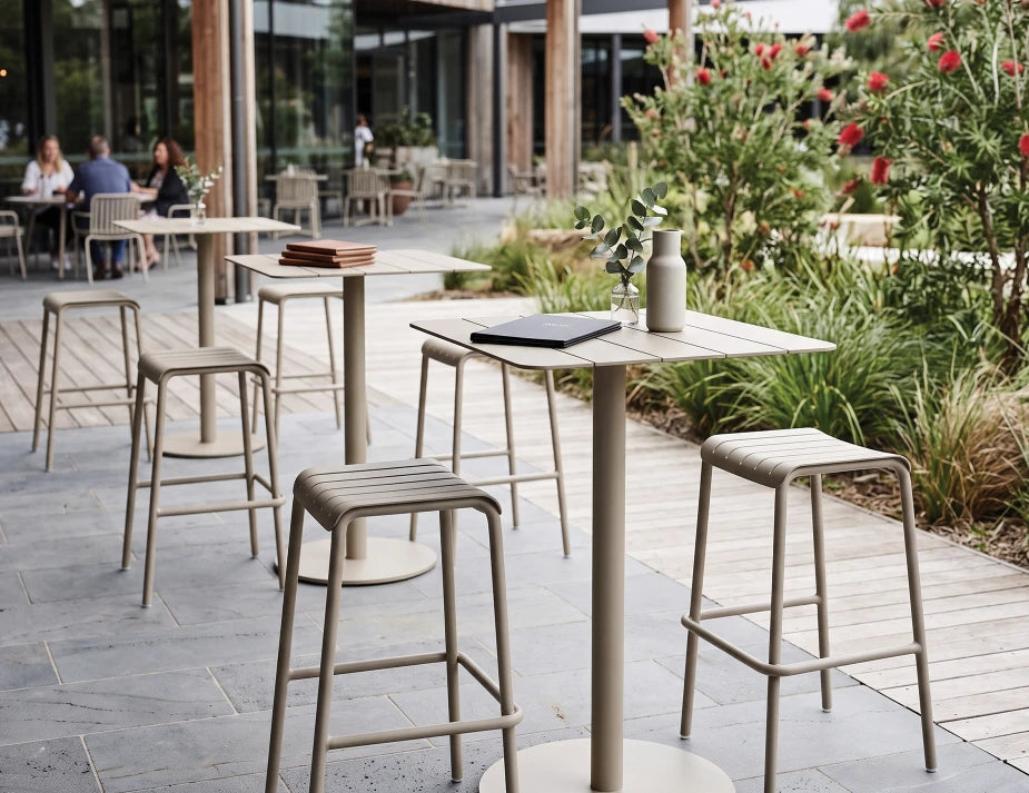 Roku High Bar Table - Outdoor - Latte