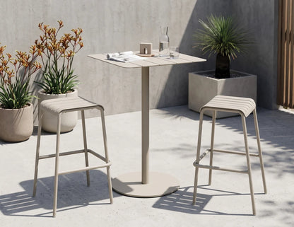 Roku High Bar Table - Outdoor - Latte