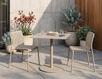 Roku Cafe Table - Outdoor - Latte