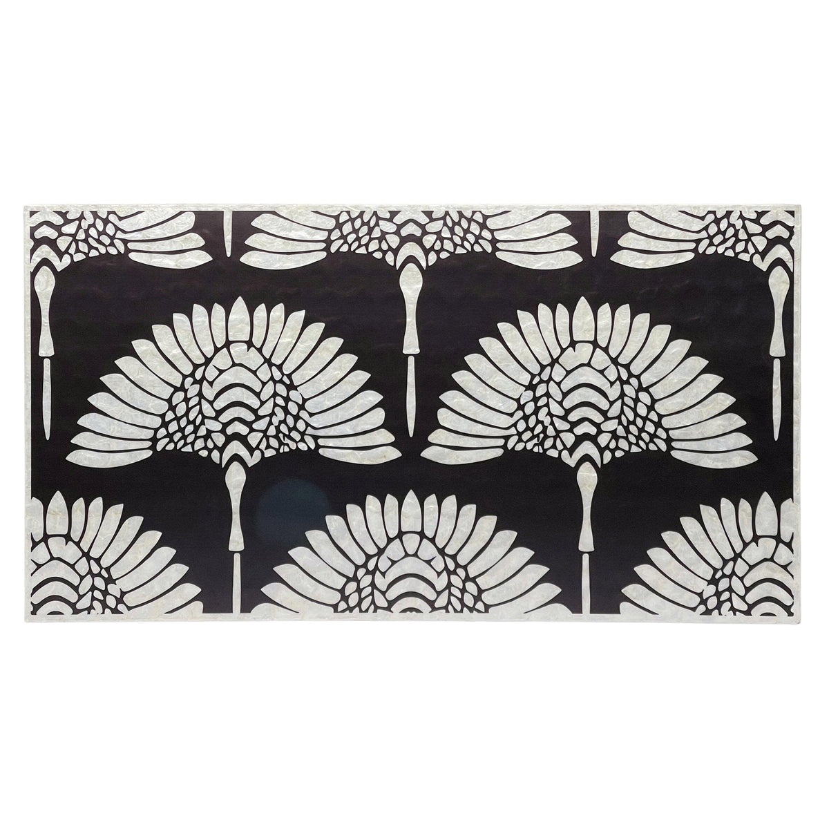Leilani Mother of Pearl Floral Inlay Coffee Table 130cm