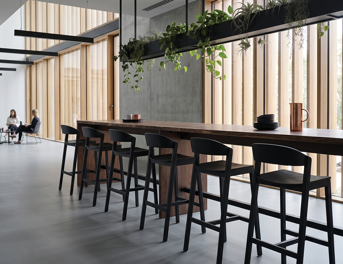 Grayson Bar Stool - Black