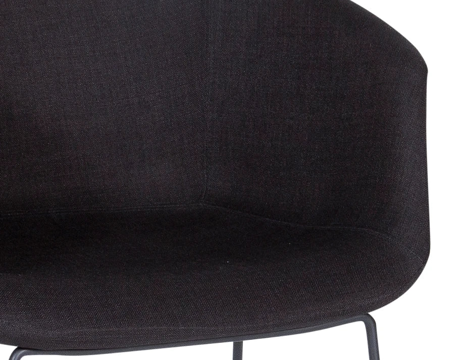 Lonsdale Armchair - Sled - Black Linen Pad
