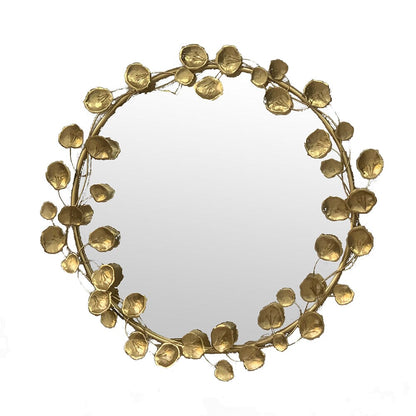 Marisol Gold Leaf Wall Mirror 90cm