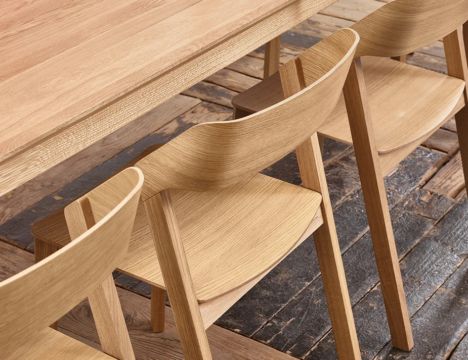 Jylland Extendable Dining Table - Natural Oak - 160cm to 220cm - by TON
