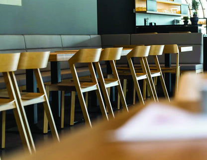 Merano Chair - Natural Oak - Veneer Seat - by TON