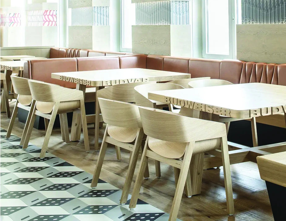Merano Armchair - Natural Oak - Veneer Seat - by TON