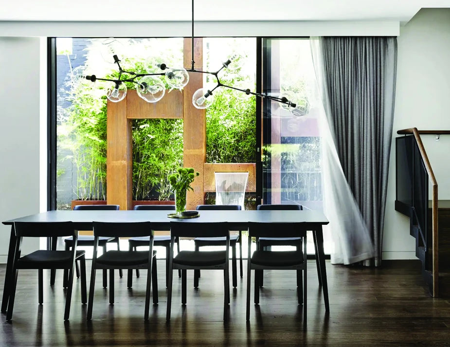 Merano Chair - Black Stained - Veneer Seat - by TON