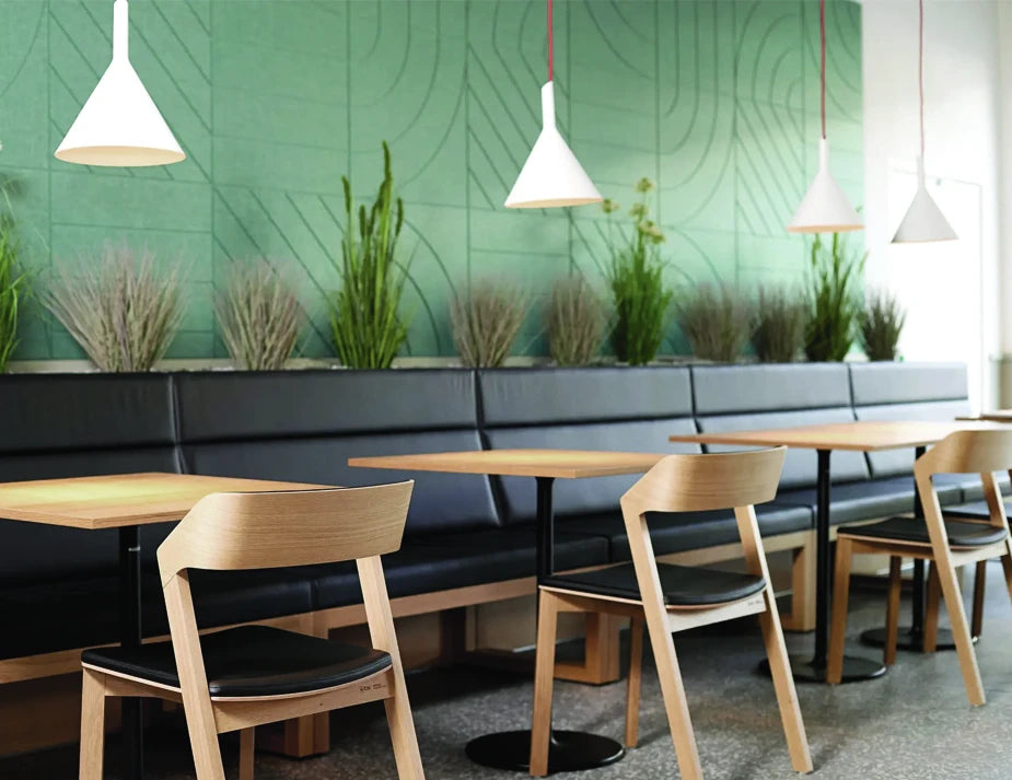 Merano Chair - Natural Oak - Black Pad - by TON