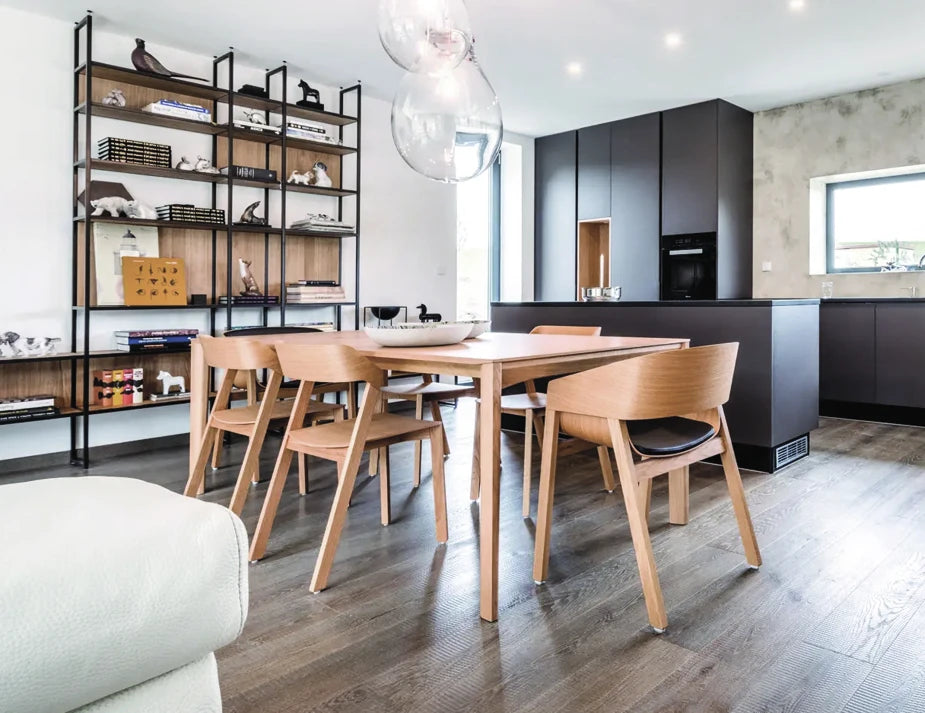 Merano Chair - Natural Oak - Veneer Seat - by TON