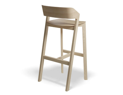 Merano Bar Stool - Natural Oak - by TON