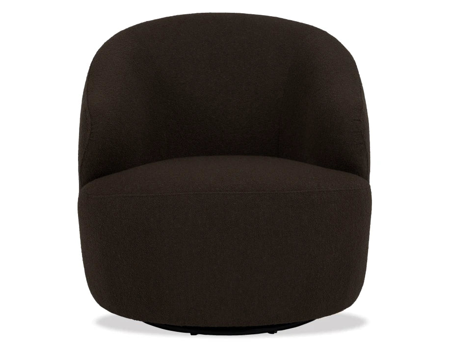 Mietta Swivel Lounge Chair - Cacao