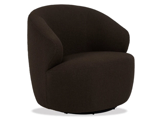 Mietta Swivel Lounge Chair - Cacao