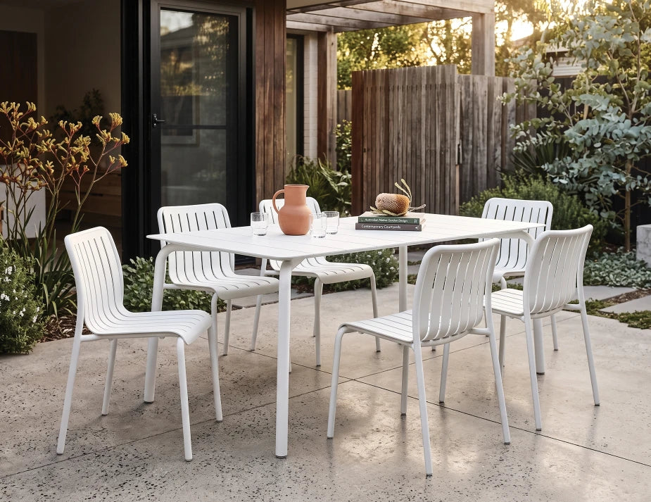 Roku Dining Chair - Outdoor - White
