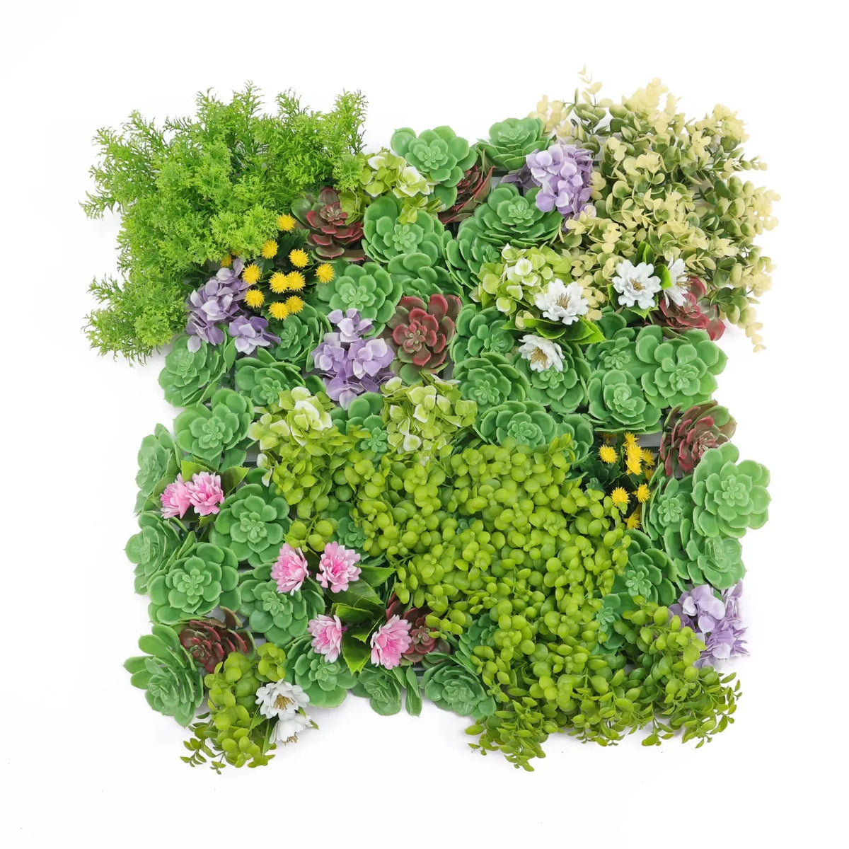Artificial Dense Succulent Green Wall / Vertical Garden Panel 50cm x 50cm UV Resistant - Image 2