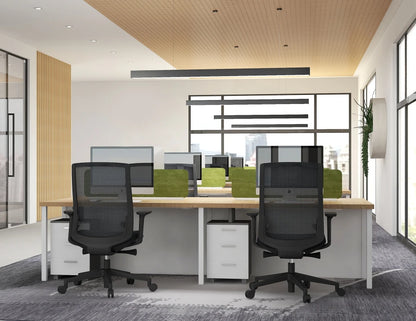 Nebula Office Chair - Black Frame - Black Upholstery