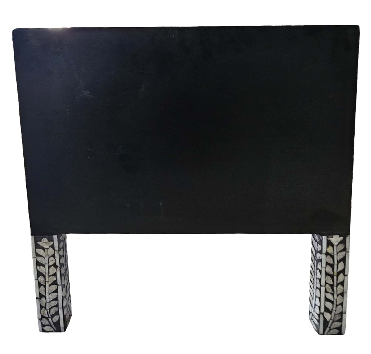 Noelani Black Mother of Pearl Bedside Table 50cm