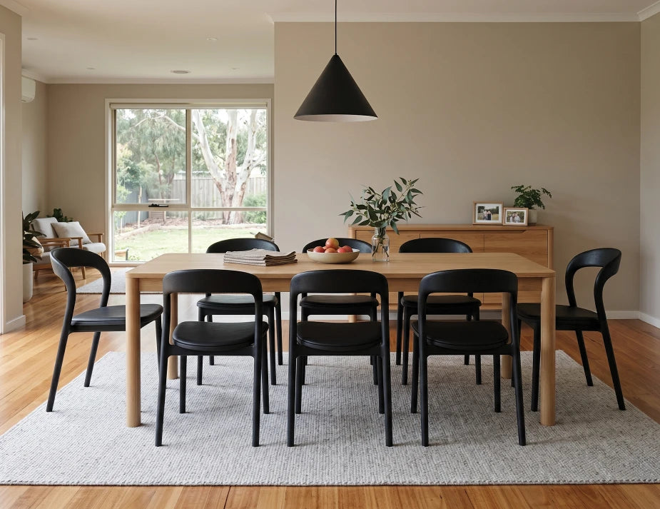 Mia Chair - Black - Upholstered